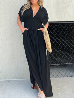 Black Broken Hearted Maxi Dress