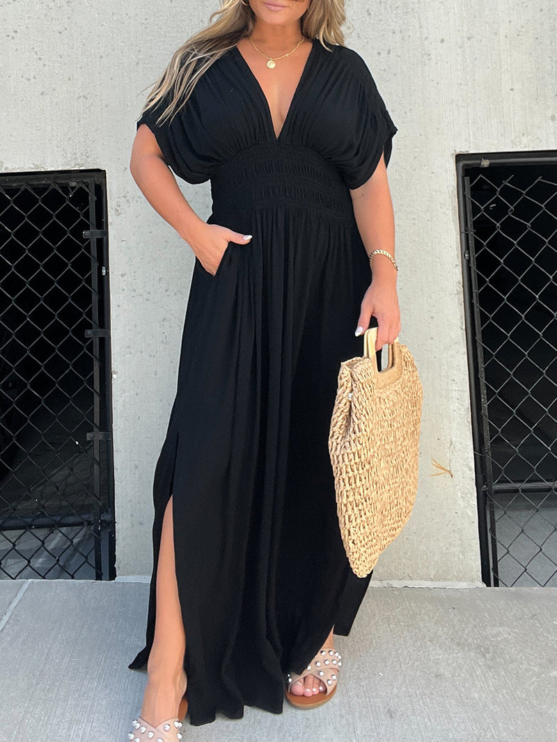 Black Broken Hearted Maxi Dress