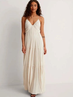 Whispering Cascade Maxi Dress