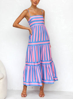 Laina Dress PINK/BLUE