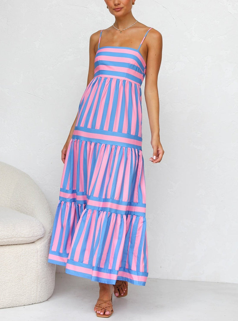 Laina Dress PINK/BLUE